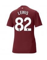 Manchester City Rico Lewis #82 Alternativní Dres pro Dámské 2024-25 Krátký Rukáv